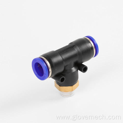 PB flexible three way pipe pneumatic fittings connector